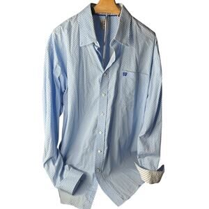 Cinch Mens long sleeve button down western shirt size xl